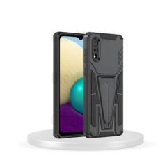 قاب موبایل سامسونگ Galaxy A02 / A022 / M02 مدل Prime سرمه ای