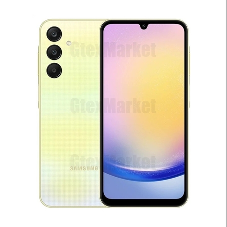 گوشی موبایل سامسونگ مدل Galaxy A25 دو سیم کارت ظرفیت 128 گیگابایت و رم 6 گیگابایت - ویتنام زرد