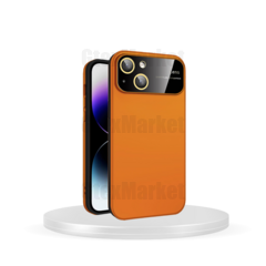 کاور ونزو مدل Silco مناسب برای گوشی موبایل اپل iPhone 13 نارنجی