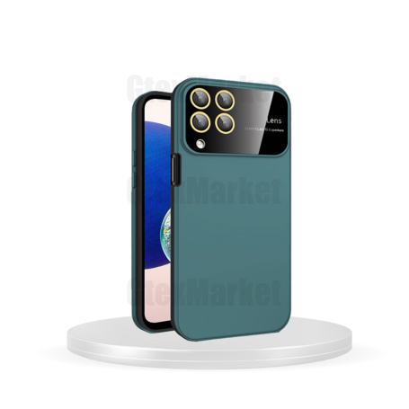 کاور ونزو مدل Silco مناسب برای گوشی موبایل سامسونگ Galaxy A12 سبز تیره