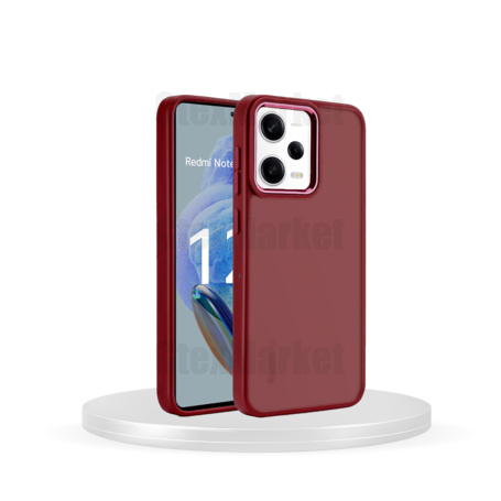 قاب موبایل شیائومی Poco X5 pro 5G / Redmi Note 12 Pro (5G) مدل Matte قرمز