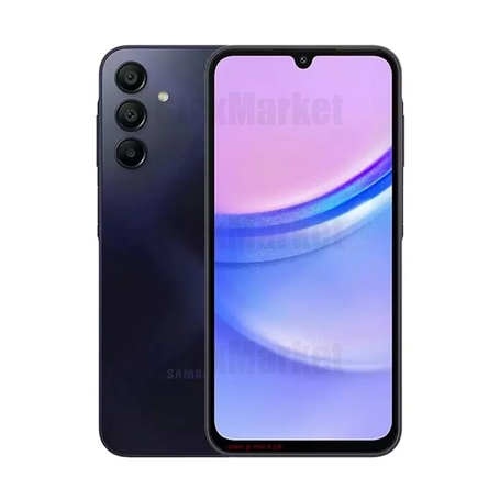 گوشی موبایل سامسونگ مدل Galaxy A15 دو سیم کارت ظرفیت 128 گیگابایت و رم 6 گیگابایت - ویتنام سرمه ای