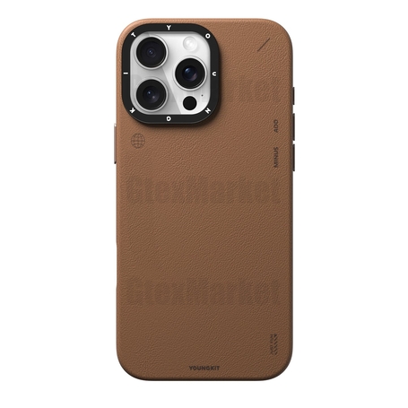 قاب چرمی مگ‌سیف آیفون Youngkit مدل Simple Matte Leather