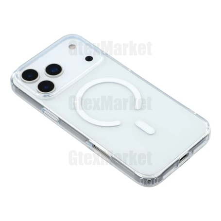 قاب شفاف کریستالی مگسیف Vawi آیفون سری 17 قاب شفاف کریستالی مگسیف Vawi آیفون سری 17