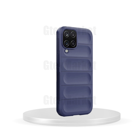 قاب موبایل سامسونگ Galaxy A22 4G ونزو مدل Flex سرمه ای
