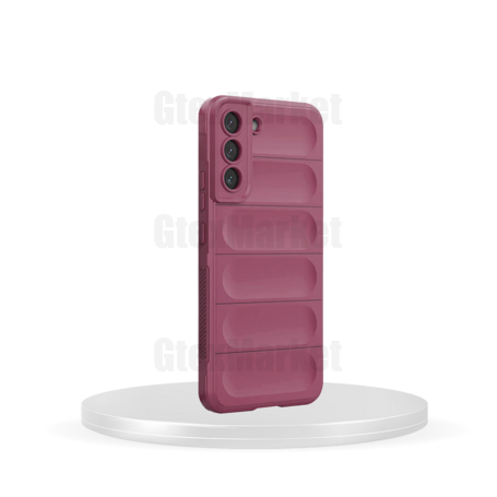 قاب گوشی موبایل سامسونگ Galaxy S21 مدل Flex زرشکی