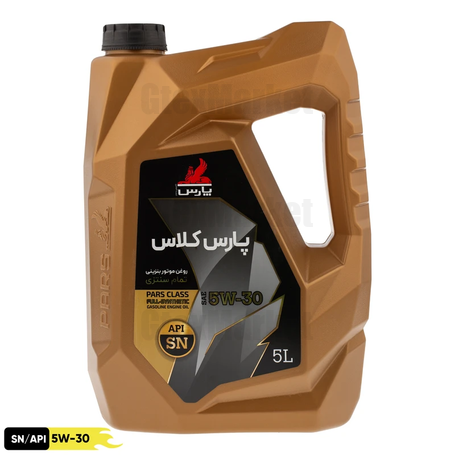 روغن موتور خودرو بنزینی نفت پارس مدل SN 5W30 Renew