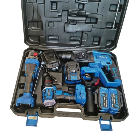 کیت شارژی براشلس ویوارکس مدل VR2403-BCK شامل ۳ عدد ابزار