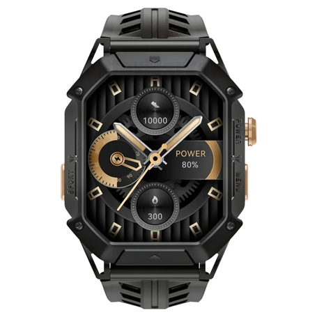 ساعت هوشمند 52 میلی‌متری هایلو مدل IRON N1 با بند سیلیکونی