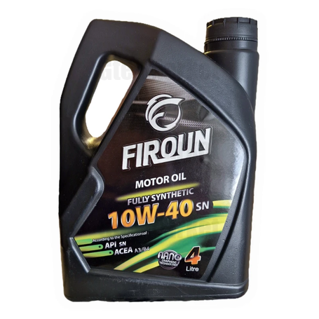 روغن موتور خودروی بنزینی فیرون مدل نانوگرافن NEW 10w40 SN