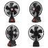 پنکه شارژی 24 ولت توری فلز گردان مدل FAN LITHIUM 3PIN