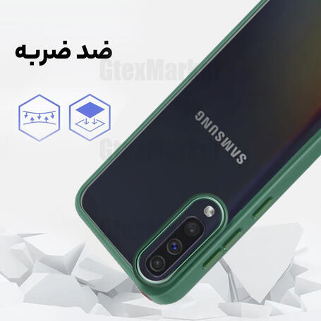 قاب موبایل سامسونگ Galaxy A50 مدل Shine سبز