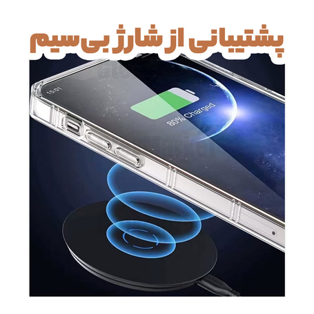 کاور ونزو مدل Crystal مناسب برای گوشی موبایل سامسونگ Galaxy A25