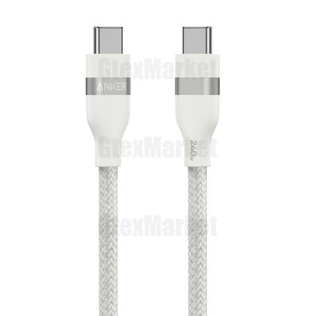 کابل تبدیل USB-C به USB-C انکر مدل A82E2 طول 0.9 متر با توان 240 وات