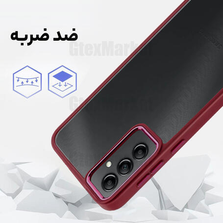 قاب موبایل سامسونگ Galaxy A34 مدل Shine قرمز