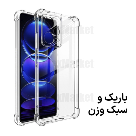 کاور ونزو مدل Clear مناسب برای گوشی موبایل شیائومی Poco X5 5G / Redmi Note 12 5G