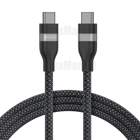 کابل تبدیل USB-C به USB-C انکر مدل A82E2 طول 0.9 متر با توان 240 وات
