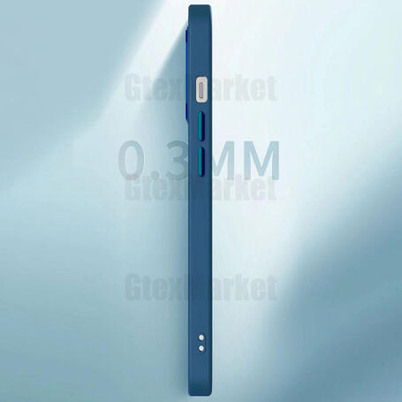 قاب موبایل اپل iPhone 12 pro max مدل Matte آبی