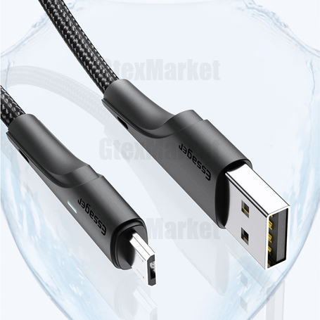 کابل تبدیل USB به لایتنینگ ایساگر مدل LSA01 طول 2 متر مشکی
