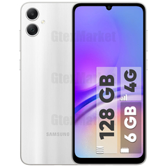 گوشی موبایل سامسونگ مدل Galaxy A05 دو سیم کارت ظرفیت 128 گیگابایت و رم 6 گیگابایت نقره ای