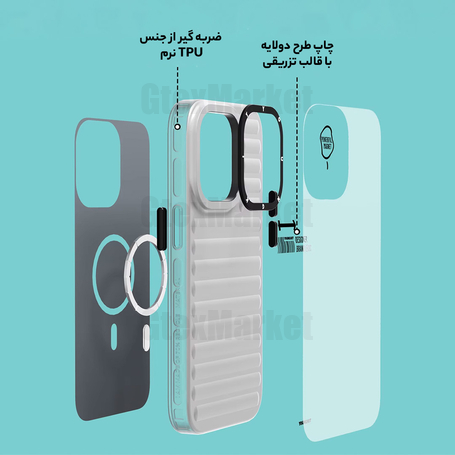 کاور ونزو مدل YK-05 مناسب برای گوشی موبایل سامسونگ Galaxy A55