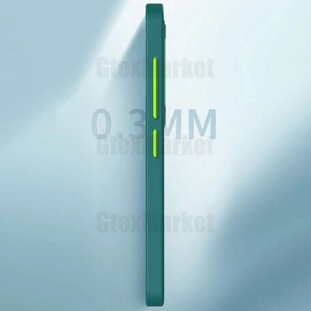 قاب موبایل سامسونگ Galaxy A14 مدل Shine سبز