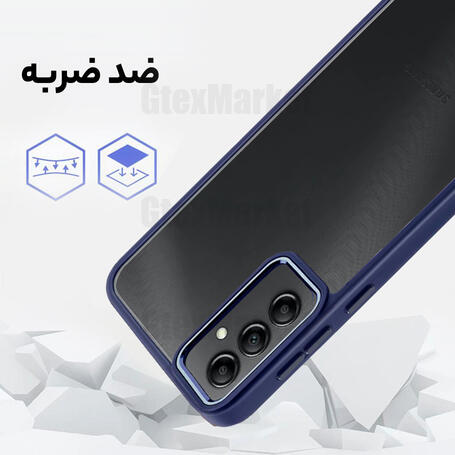 قاب موبایل سامسونگ Galaxy A34 مدل Shine سرمه ای