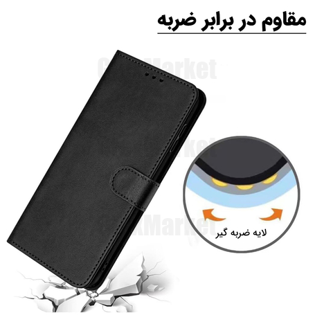 کیف کلاسوری ونزو مدل Flip مناسب برای گوشی موبایل شیائومی Redmi Note 14s