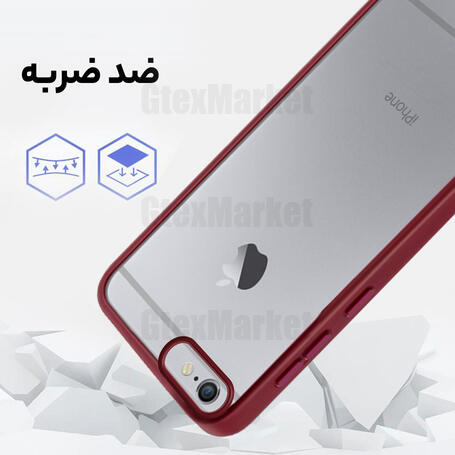 قاب موبایل اپل iPhone 6 / 6s مدل Shine قرمز