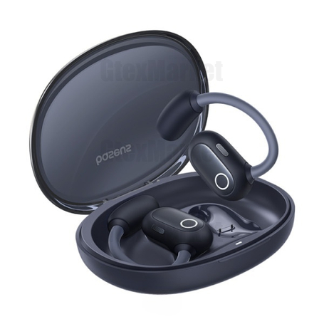 ایرپاد بلوتوثی بیسوس مدل Eli Sport 1 Open Ear مشکی