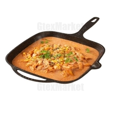 تابه گریل چدنی تک دسته