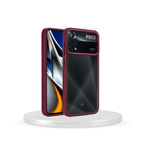 قاب موبایل شیائومی Poco X4 Pro مدل Shine قرمز