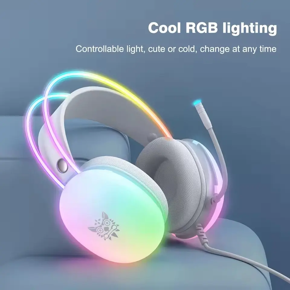 هدست گیمینگ اونیکوما مدل X25 RGB با نورپردازی رنگی
