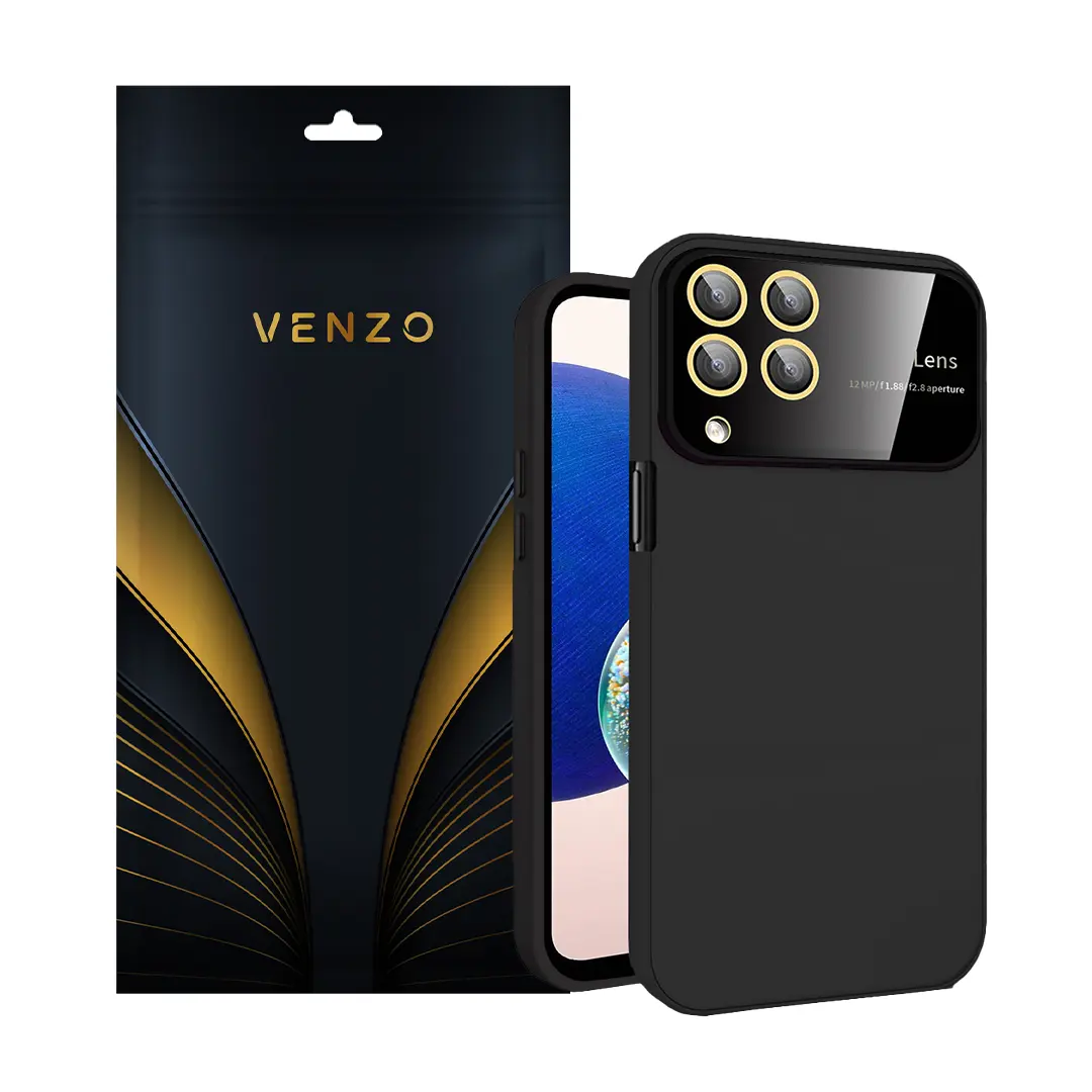 کاور ونزو مدل Silco مناسب برای گوشی موبایل سامسونگ Galaxy A12 رنگ مشکی