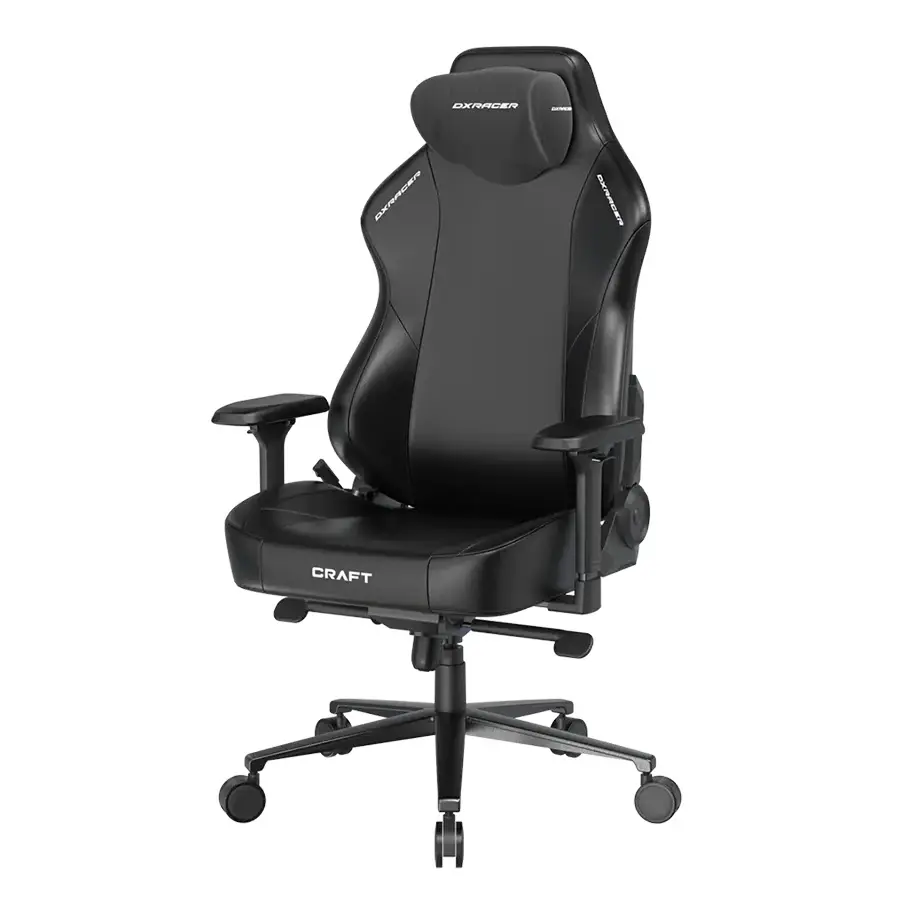 صندلی گیمینگ Dxracer Craft Series 2025 XL Black با طراحی ارگونومیک و روکش چرم PU